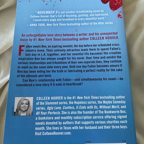 November 9 by Colleen Hoover - Picture 2 of 3